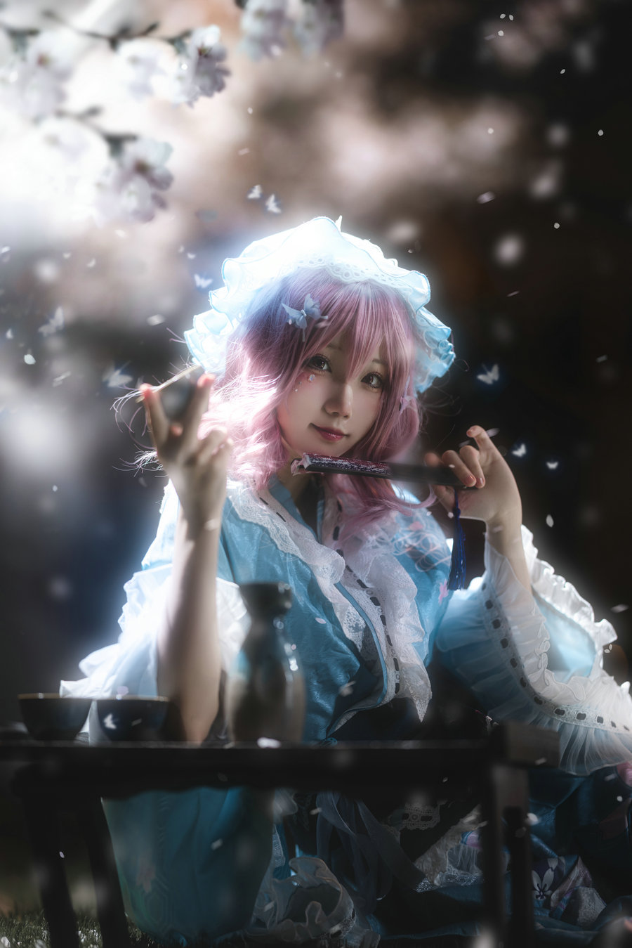 花柒Hana - 星雨幽幽子 / 9P-60MB / cos萌妹-绅士图