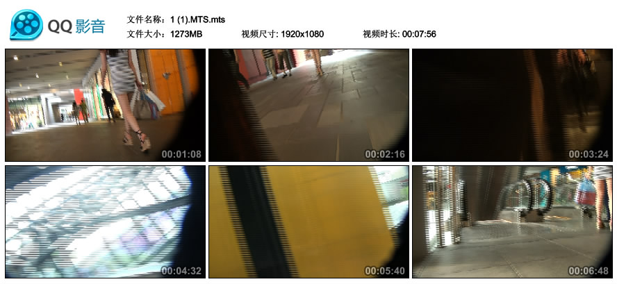 精选街拍视频 No.1333 黑白条纹包臀连衣裙美女 / 1.24GB / 街拍视频-绅士图