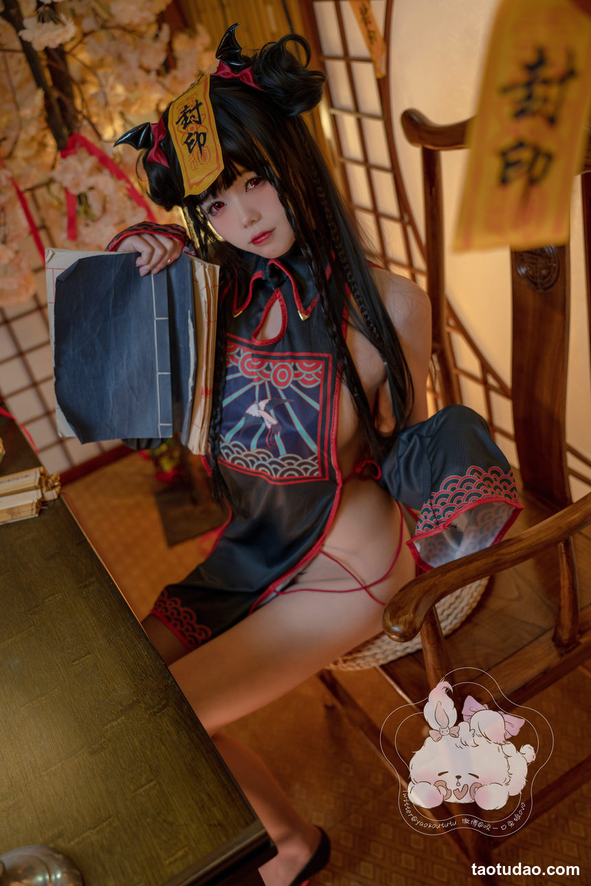 [咬一口兔娘 (黏黏团子兔) ]僵尸蹲蹲 呆萌小僵尸[50P-813MB]-绅士图