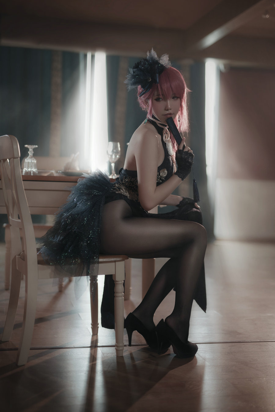 鬼马少女阿薰kaOri – 黑太子旗袍 / 20P-181MB / cos萌妹-绅士图