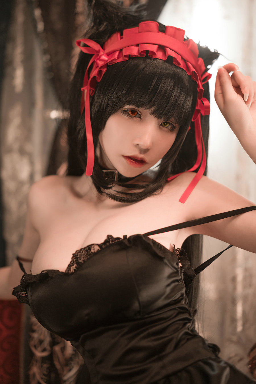 动漫博主爱老师_PhD - 狂三 猫咪内衣 / 9P-70MB / cos萌妹-绅士图