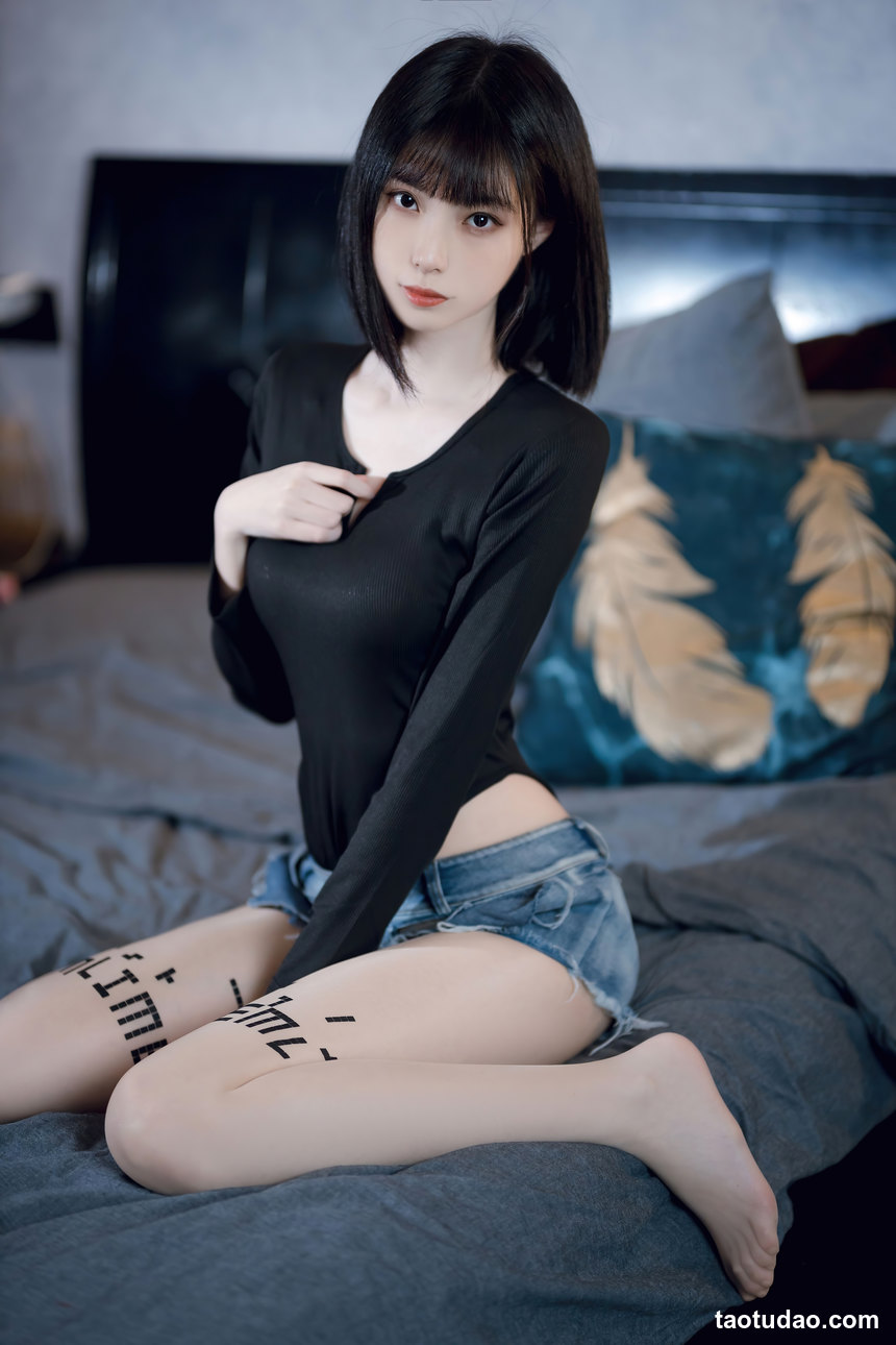 图片[4]-许岚LAN – NO.032 纯欲牛仔短裤2[40P-277.7M]-绅士图