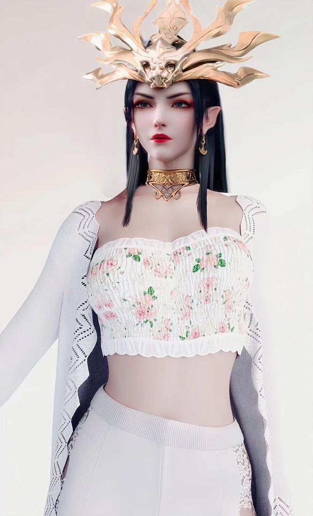《斗破苍穹》美杜莎的现代装曝光,JK裙无比养眼,机车装才是YYDS