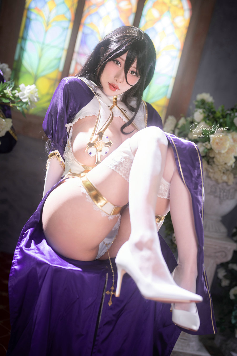 Hane Ame 雨波写真 - Ogre绘师 圣处理修女 彼得罗涅 / 36P-282MB / cos萌妹-绅士图
