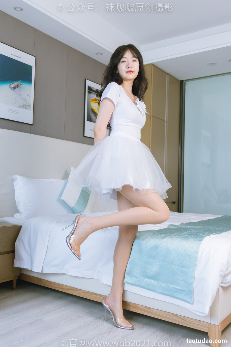 图片[2]-[BoBoSocks袜啵啵]NO.345 小甜豆-透明高跟鞋、肉丝、裸足[139P+1V／5.64GB]-绅士图