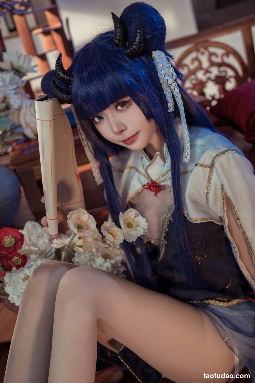 图片[4]-艾西Aiwest – NO.06 伊吹新年旗袍 [35P-910MB]-绅士图