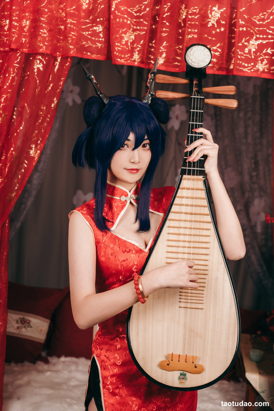 图片[3]-许枳 – NO.02 陈的红色旗袍 [26P-283MB]-绅士图