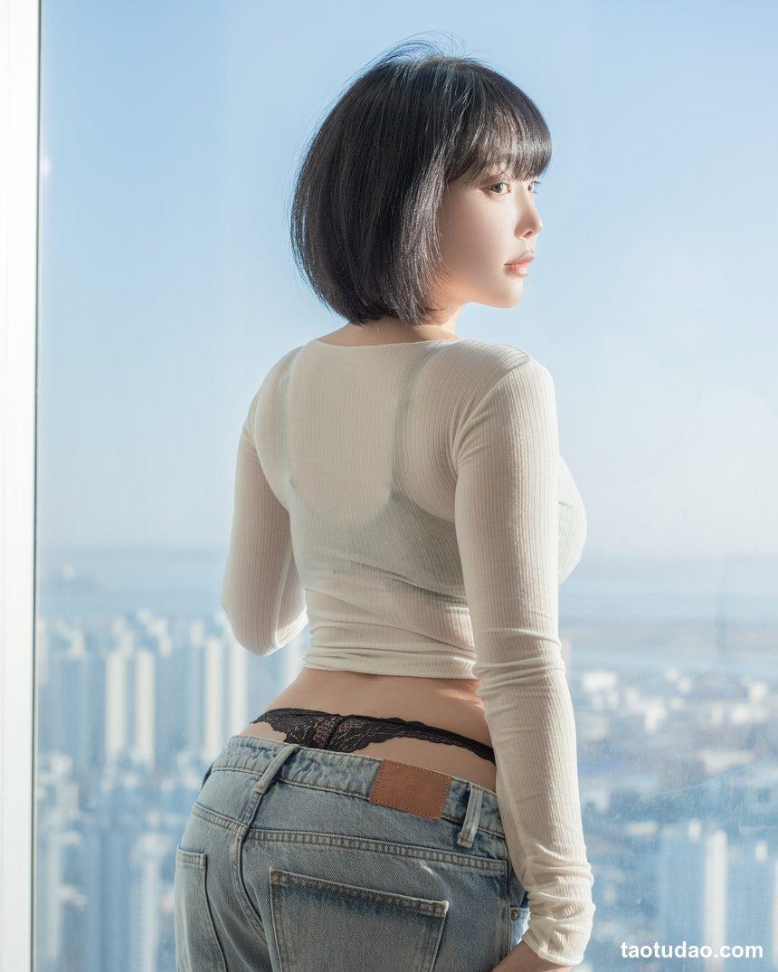 图片[2]-Kang Inkyung강인경(姜仁卿) – White T-Shirt and Jeans Concept [20P-72MB]-艺库