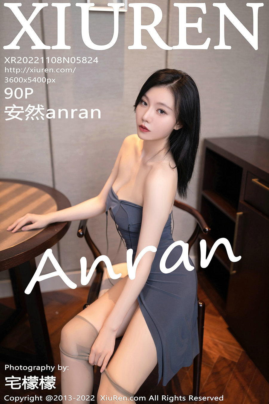 / 秀人美媛馆 / 2022.11.08 No.5824 安然anran / 90P617MB / 秀人网-绅士图