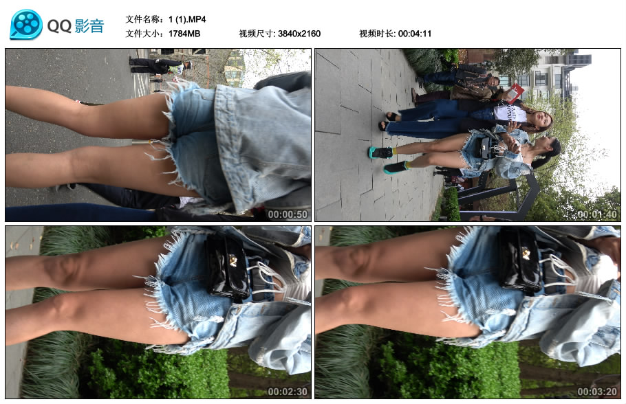 精选街拍视频 No.1958 超短高腰热裤牛仔外套大美女 / 1.74GB / 街拍视频-绅士图