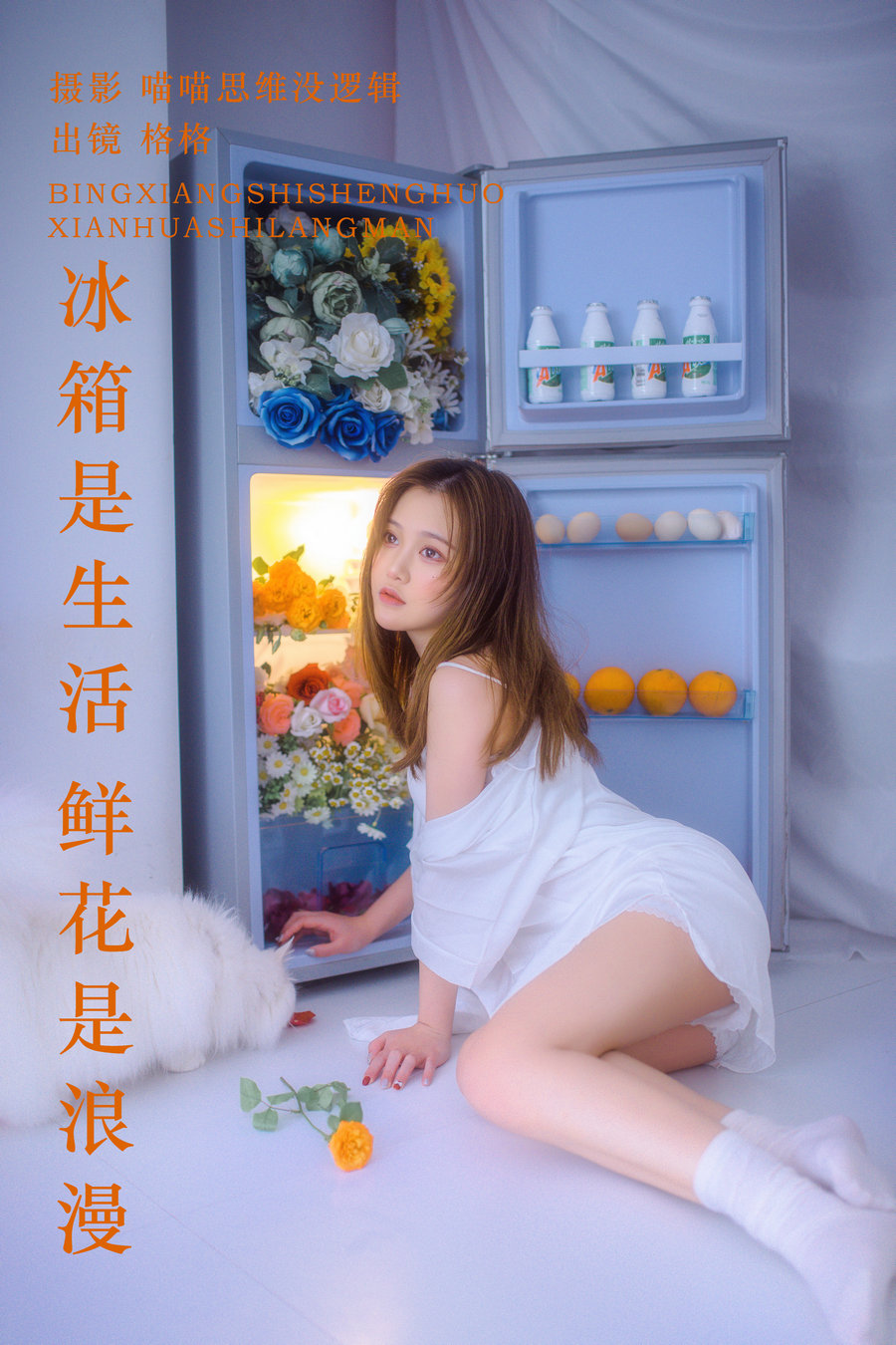 / YITUYU /艺图语 2023.09.21 冰箱是生活 鲜花是浪漫 格格 / 21P-772MB / 机构-艺库
