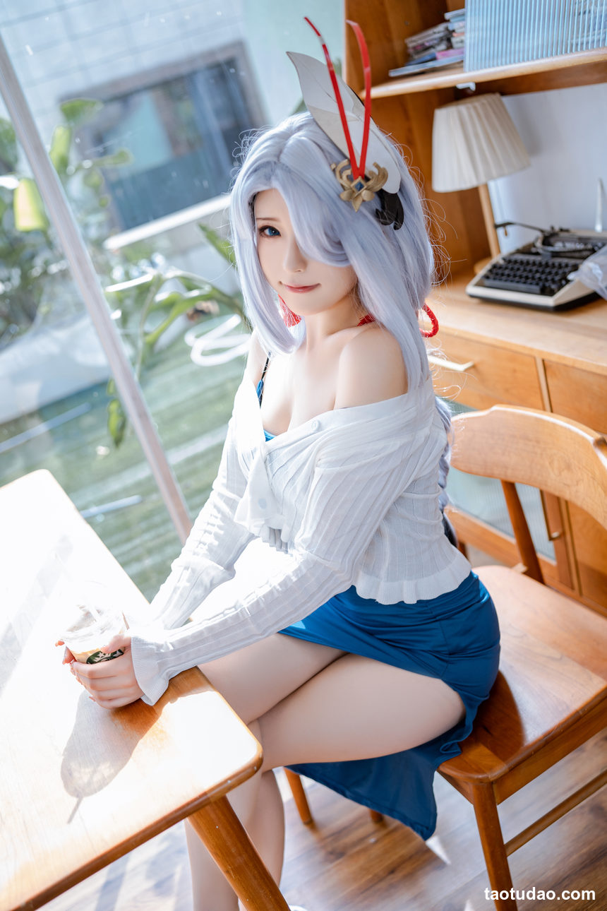 图片[2]-[Quan冉有点饿]原神 申鹤 同人礼服 [54P-460M]-绅士图