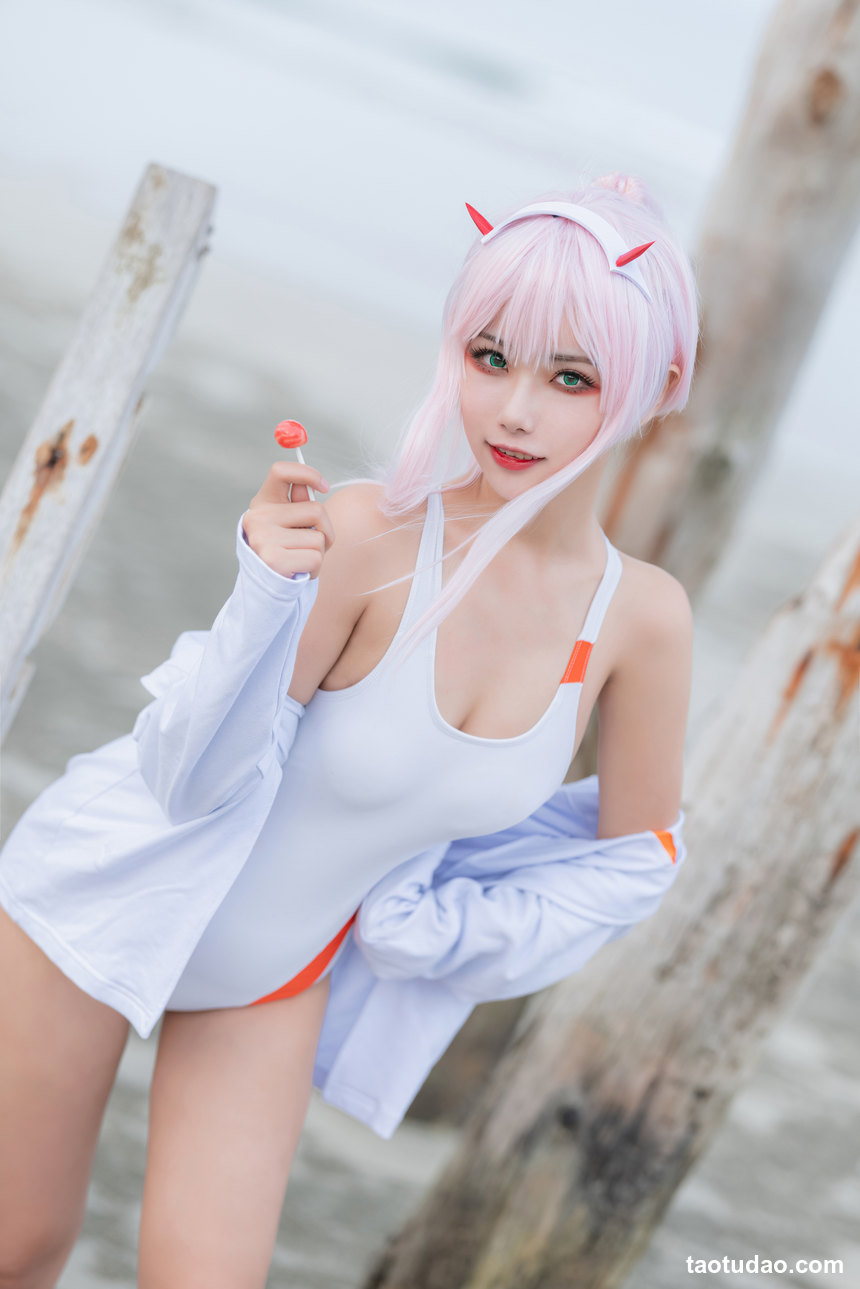 图片[2]-Momoko葵葵 – DARLING in the FRANXX 02 泳装 兔女郎&花嫁 [61P-858MB]-绅士图