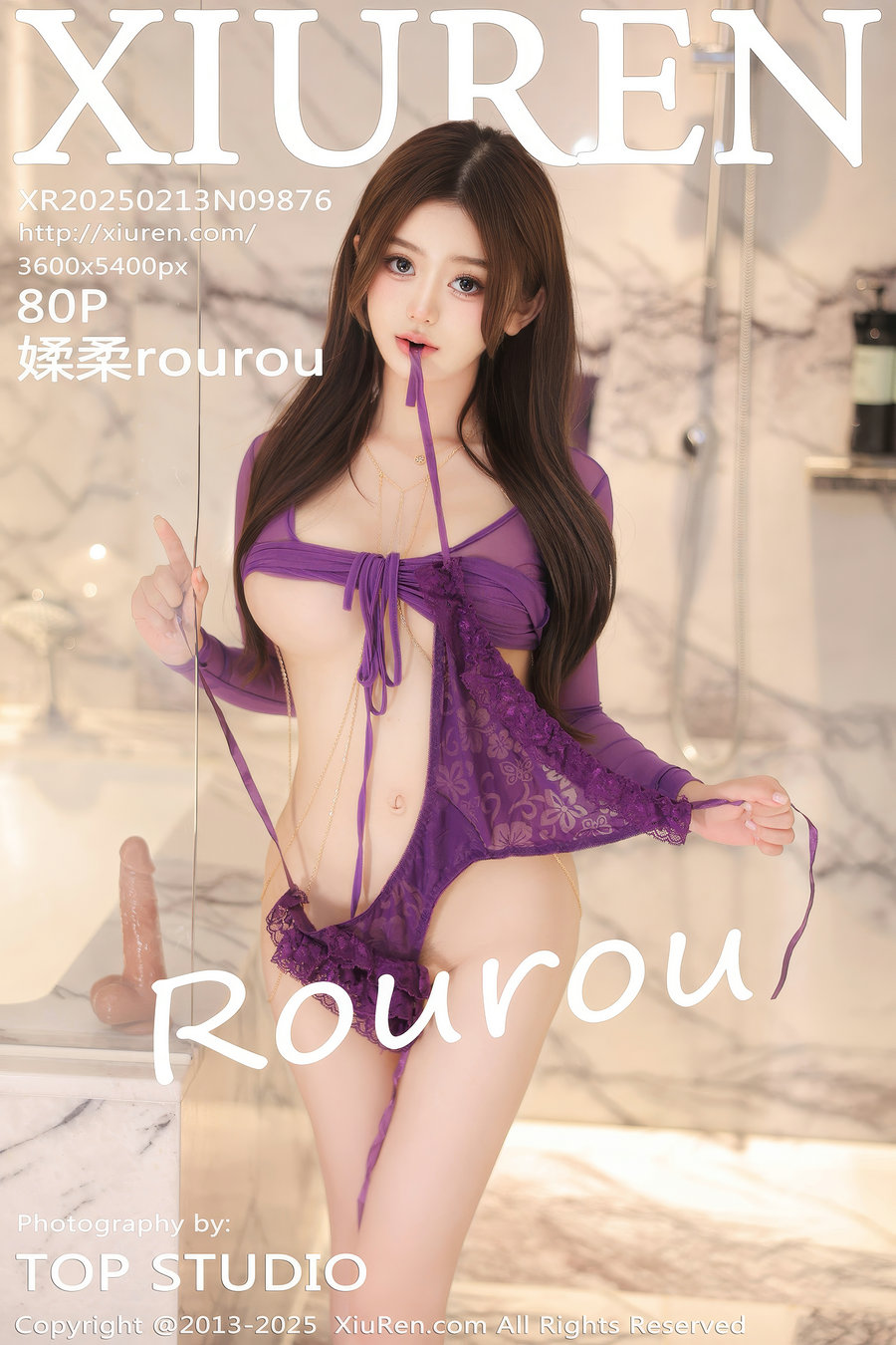 / 秀人美媛馆 / 2025.02.13 No.9876 媃柔rourou / 80P720MB / 秀人网-绅士图