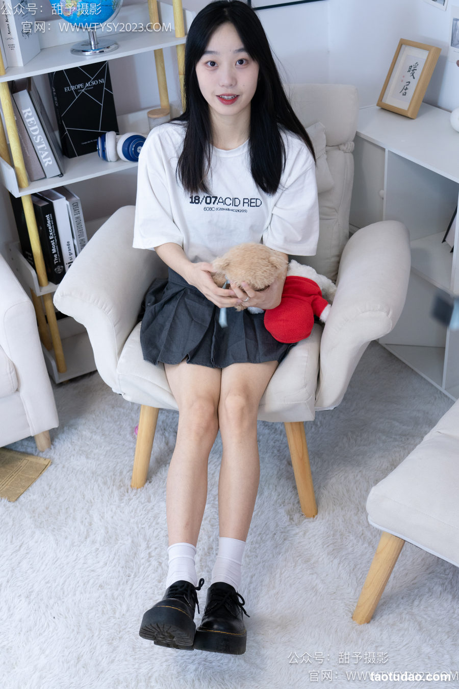 图片[4]-甜予摄影 NO.008 艺艺-皮鞋、白棉袜、裸足 [122P-2.95G]-绅士图