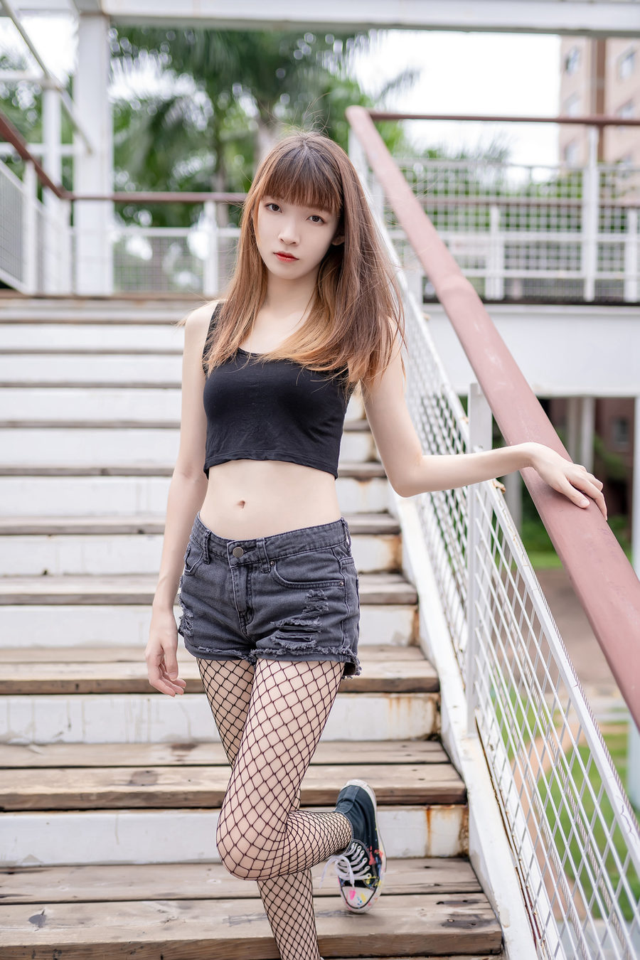 图片[4]-[喵糖映画] VOL.422 网袜少女[50P-280MB]-绅士图