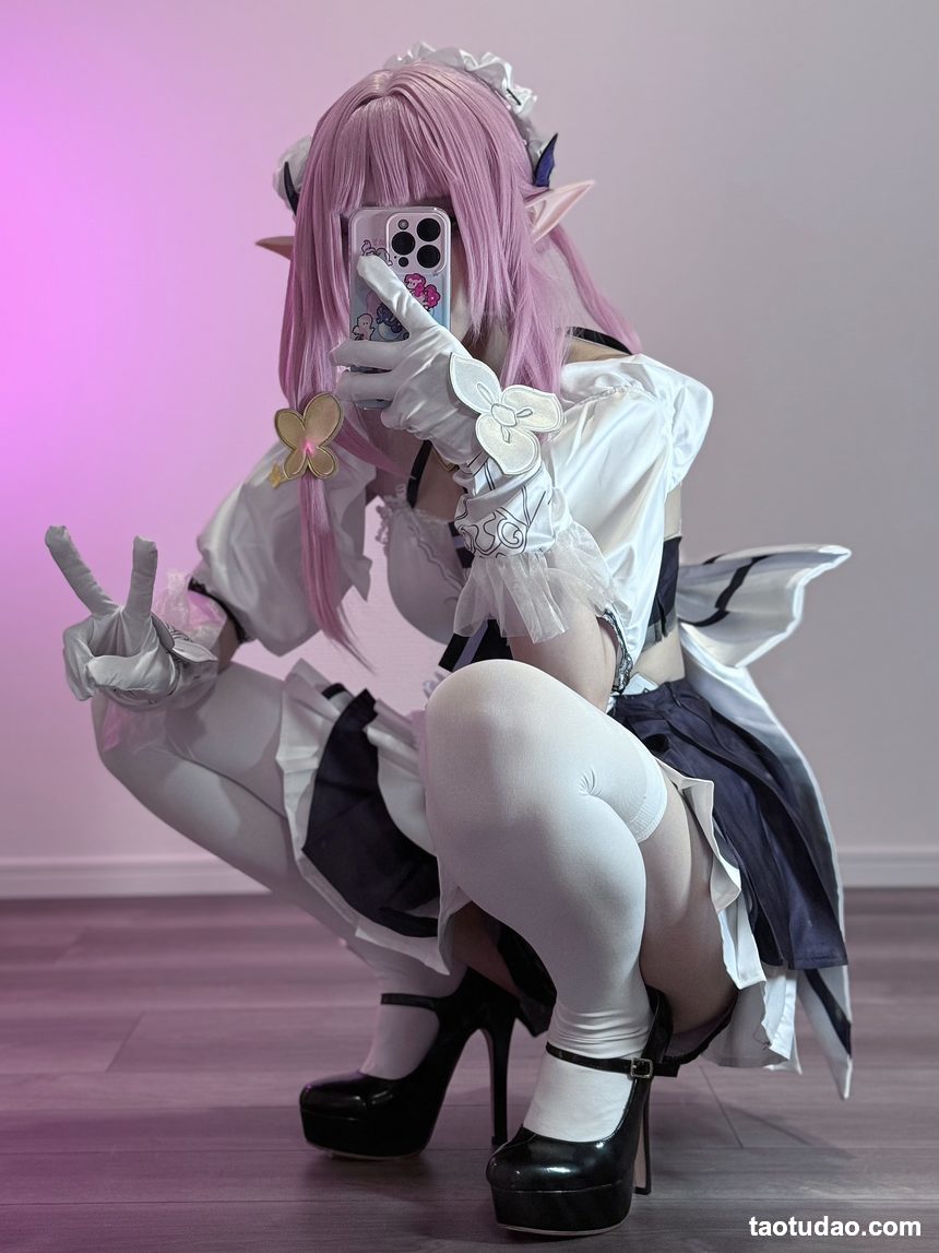 图片[3]-幼愛Youmeko –  崩坏3 爱莉希雅女仆装[20P-68.6M]-绅士图