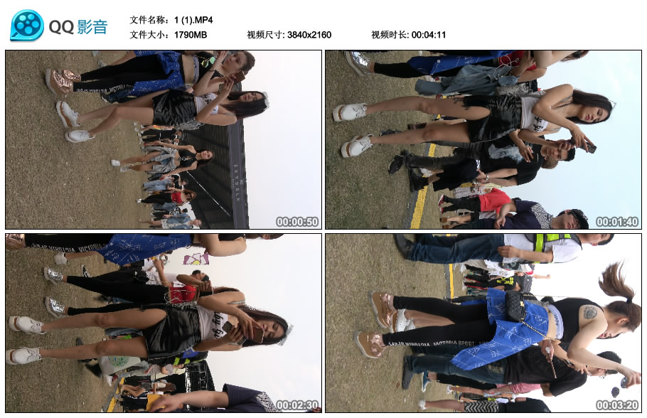 精选街拍视频 No.1834 性感抹胸包臀皮裙火辣身材高颜值美女 / 1.74GB / 街拍视频-绅士图