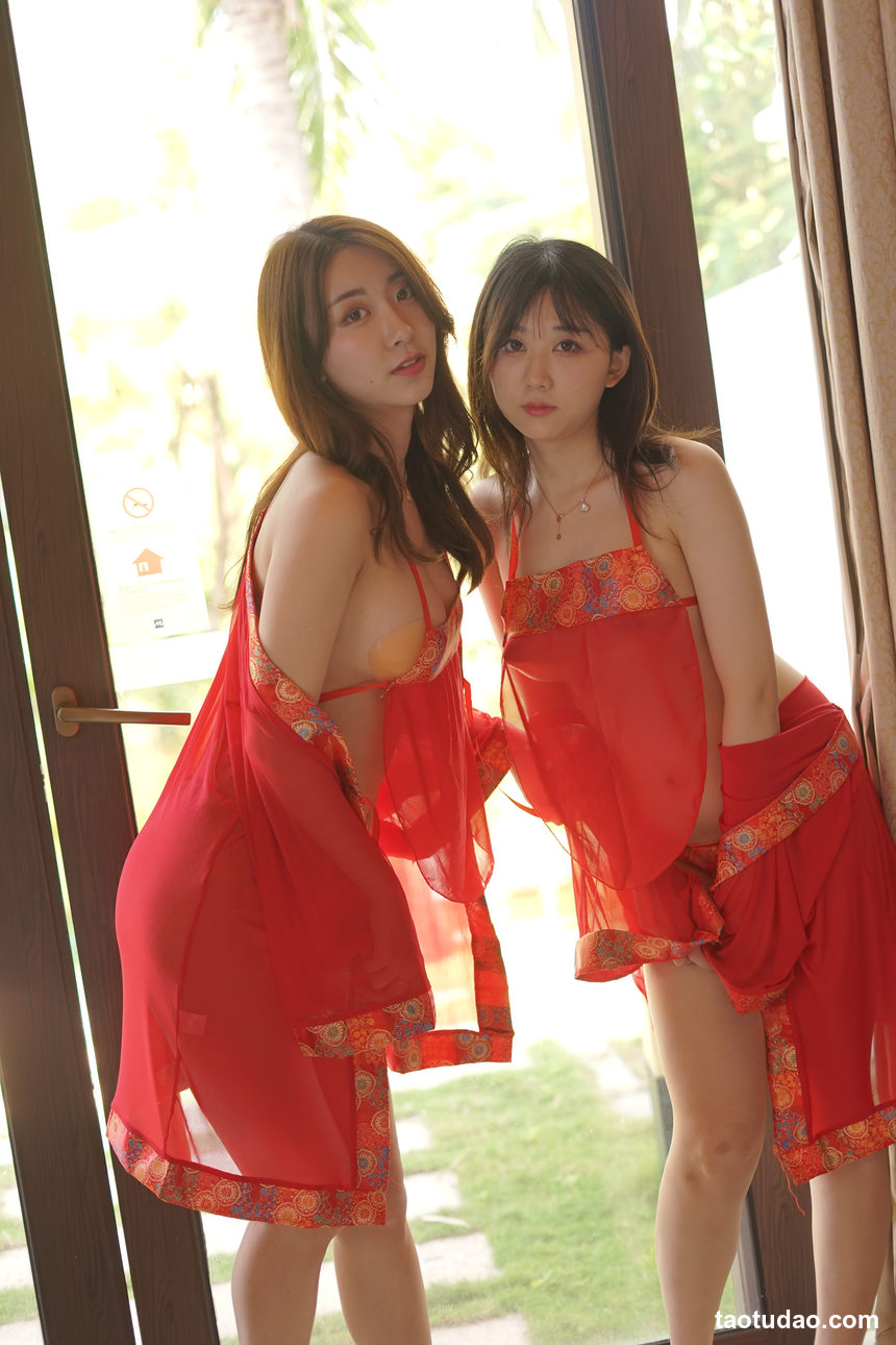 图片[3]-黑川 –  &浅野菌子 – 海岛之旅真爱版-红色肚兜双人[34P-161.8M]-绅士图