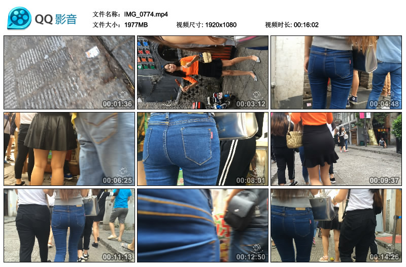 精选街拍视频 No.796 带子狼作品 紧牛大胸美少妇 / 1V-1.93GB / 街拍视频-绅士图