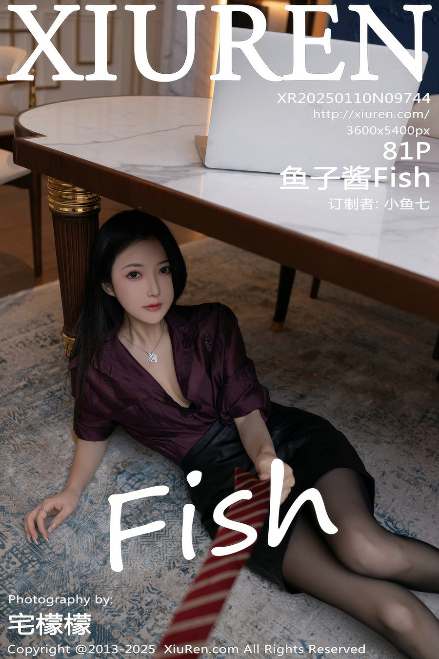 / 秀人美媛馆 / 2025.01.10 No.9744 鱼子酱Fish / 81P253MB / 秀人网-绅士图