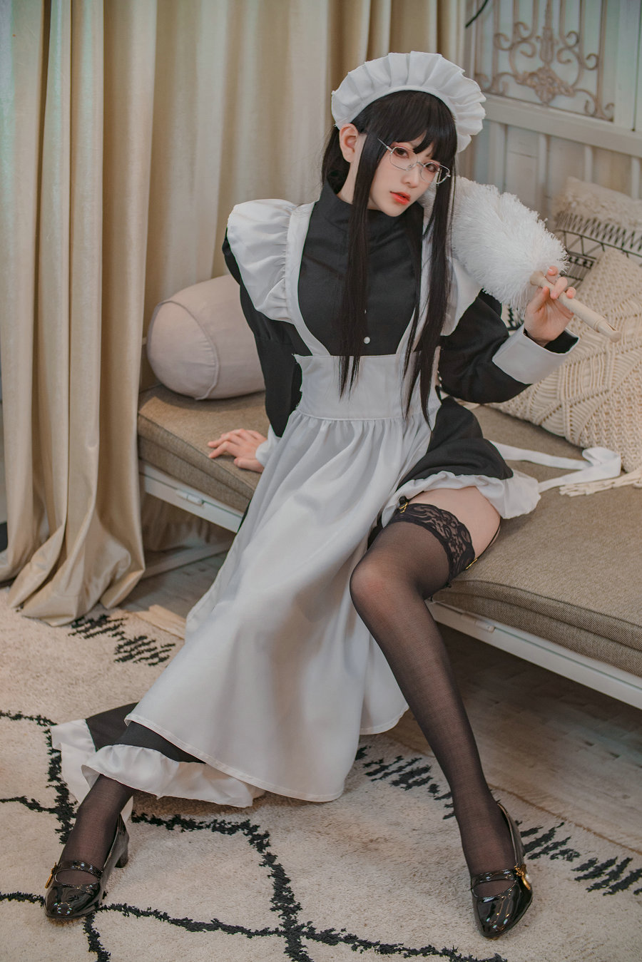 起司块wii写真 - 黑丝女仆 / 76P-639MB / cos萌妹-绅士图