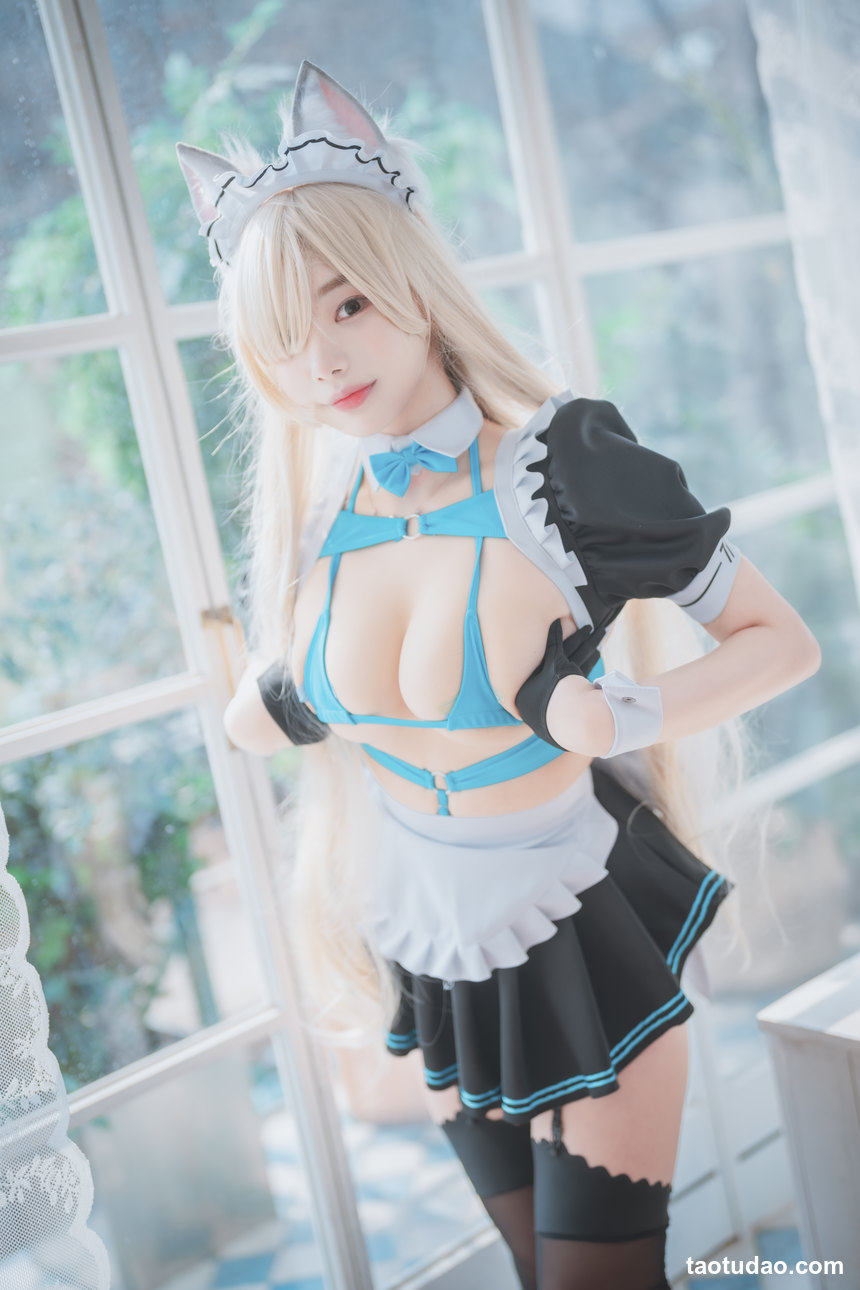 图片[2]-DJAWA Photo –  Zzyuri – Asuna’s Maid Mansion Bikini_Maid [77P-1.06G]-绅士图