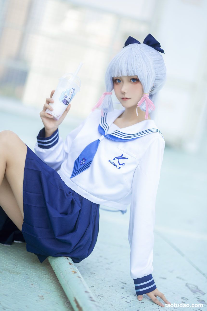 图片[2]-Seya狮砸-原神-绫华JK[6P-55MB]-绅士图