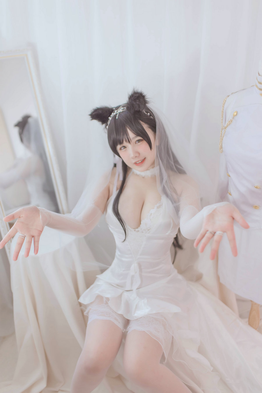 阿半今天很开心 - 爱宕婚纱 / 36P-143MB / cos萌妹-绅士图