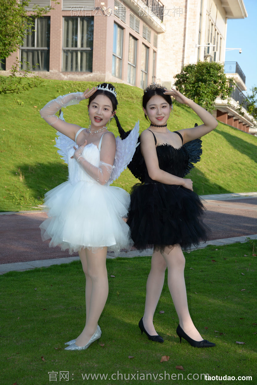 图片[4]-初夏女神 NO.222 双双、环环 黑白天使[140P+1V／6.10GB]-绅士图