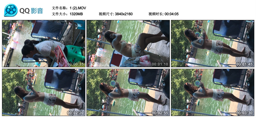 精选街拍视频 No.1434 夏日泳池边的文身比基尼少妇 / 2.14GB / 街拍视频-绅士图