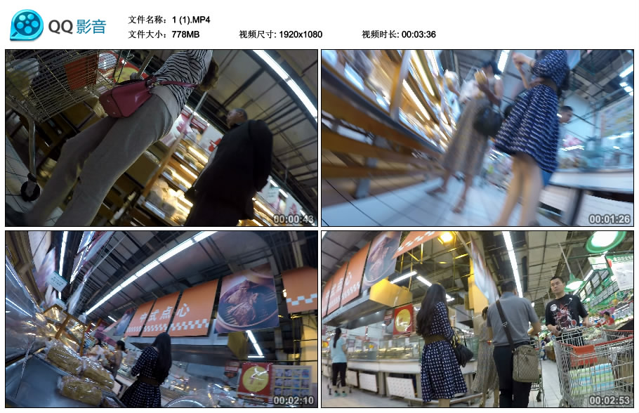 精选街拍视频 No.1941 隐喻大师作品 - 气质美女 风骚丁字裤 / 778MB / 街拍视频-绅士图