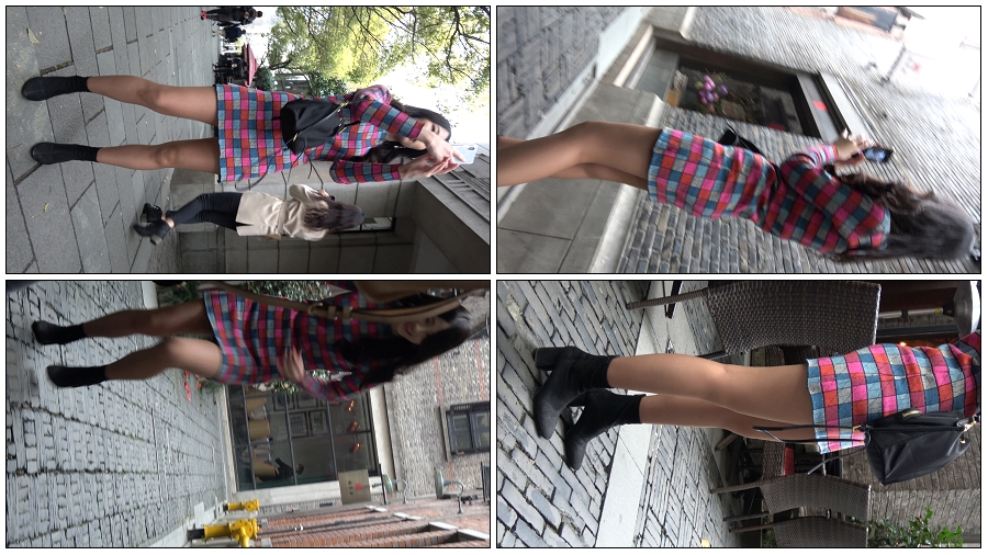 精选街拍视频 No.4396 爱拍照的格子裙美女 / 1.74GB / 街拍视频-绅士图