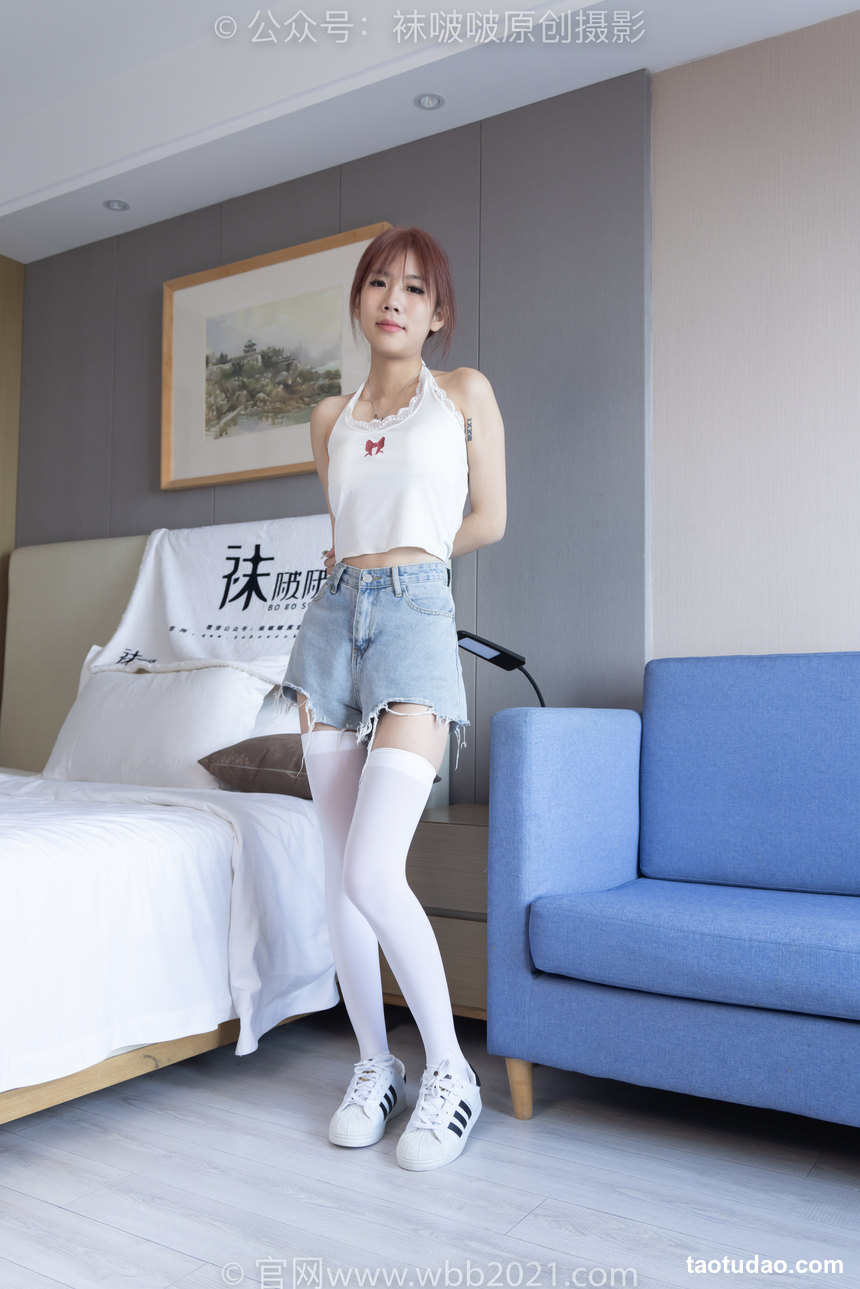 图片[2]-[BoBoSocks袜啵啵]NO.264 果冻-高跟鞋、贝壳头板鞋、黑丝大腿袜、白丝大腿袜[180P+1V／6.81GB]-绅士图