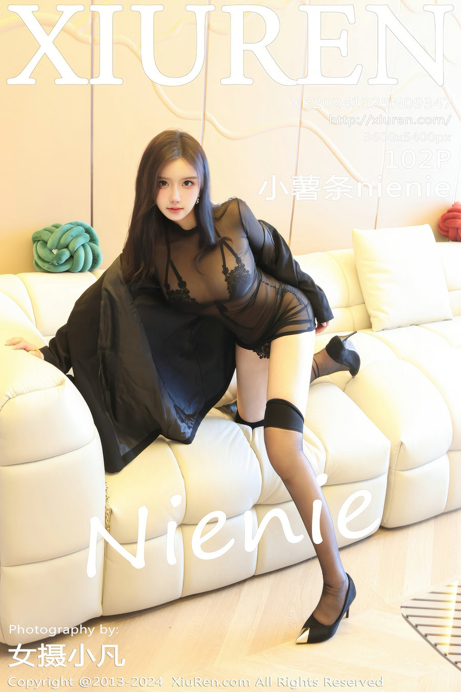 / 秀人美媛馆 / 2024.10.25 No.9347 小薯条nienie / 102P910MB / 秀人网-绅士图