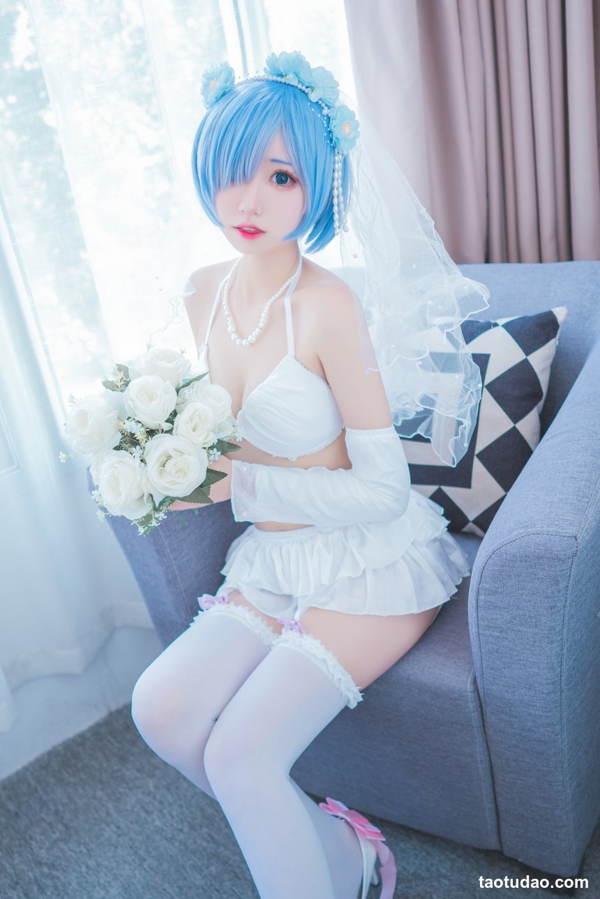 图片[3]-猫君君_MaoJun – NO.22 蕾姆内衣花嫁 [41P-352MB]-绅士图