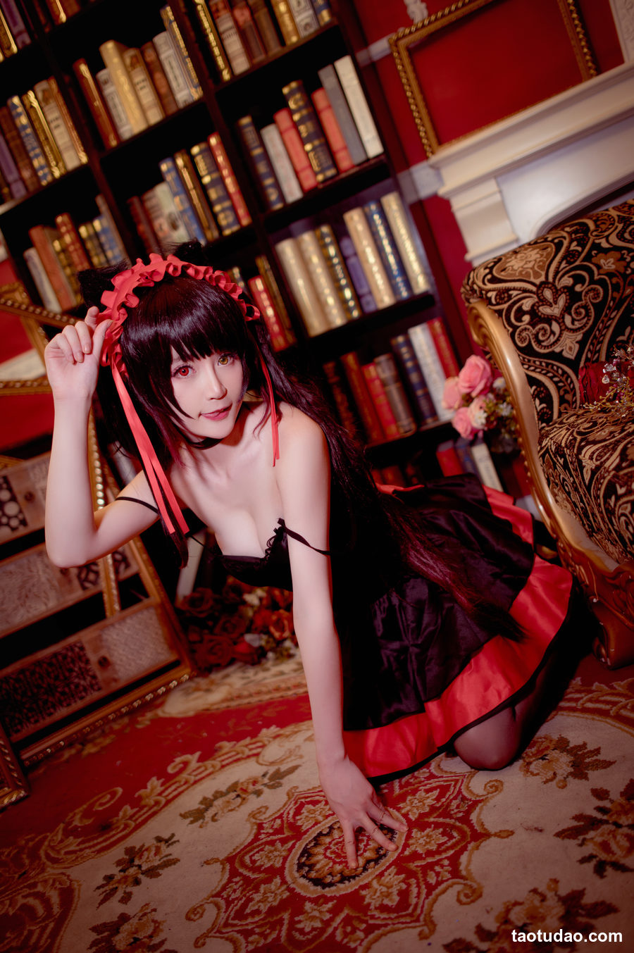 图片[4]-yui金鱼 NO.012 时崎狂三 黑裙 [11P-166MB]-绅士图