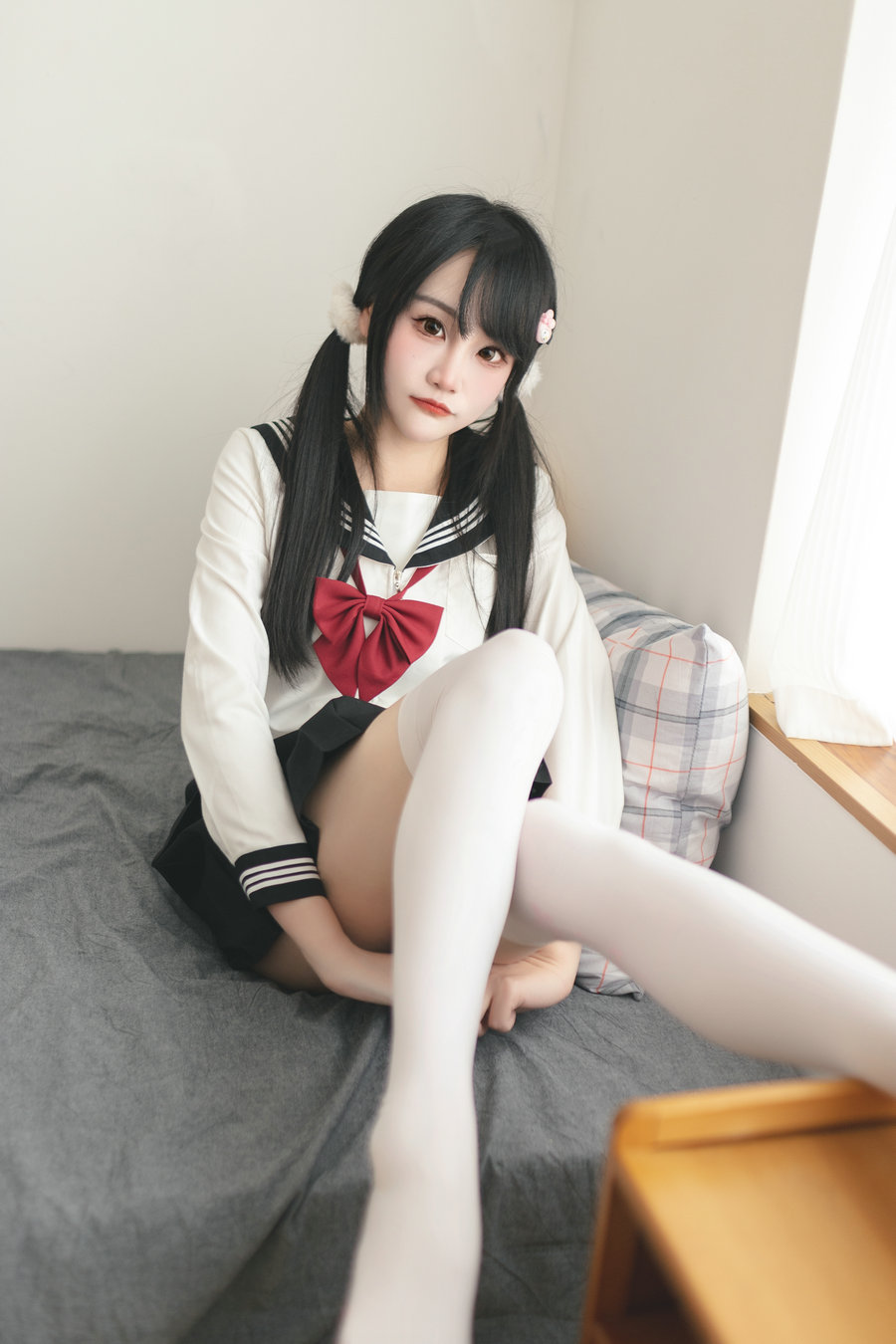 嗷呜酱 – 水手服 / 48P-410MB / cos萌妹-绅士图