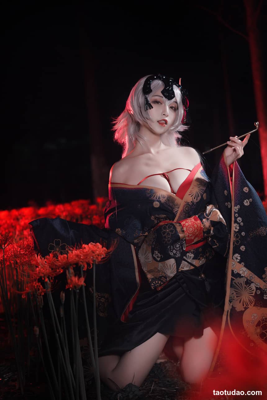 图片[3]-铁板烧鬼舞w –  NO.006 黑贞[23P-346.3M]-绅士图