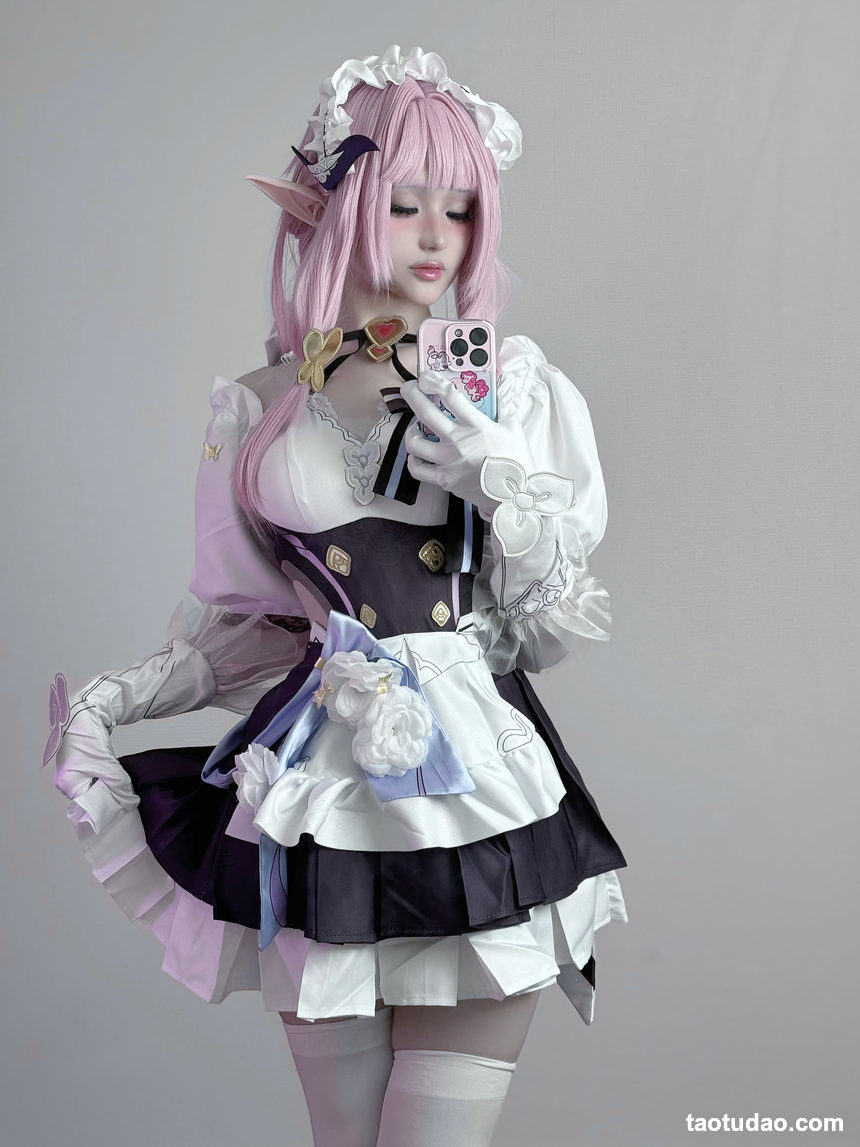 图片[4]-幼愛Youmeko –  崩坏3 爱莉希雅女仆装[20P-68.6M]-绅士图