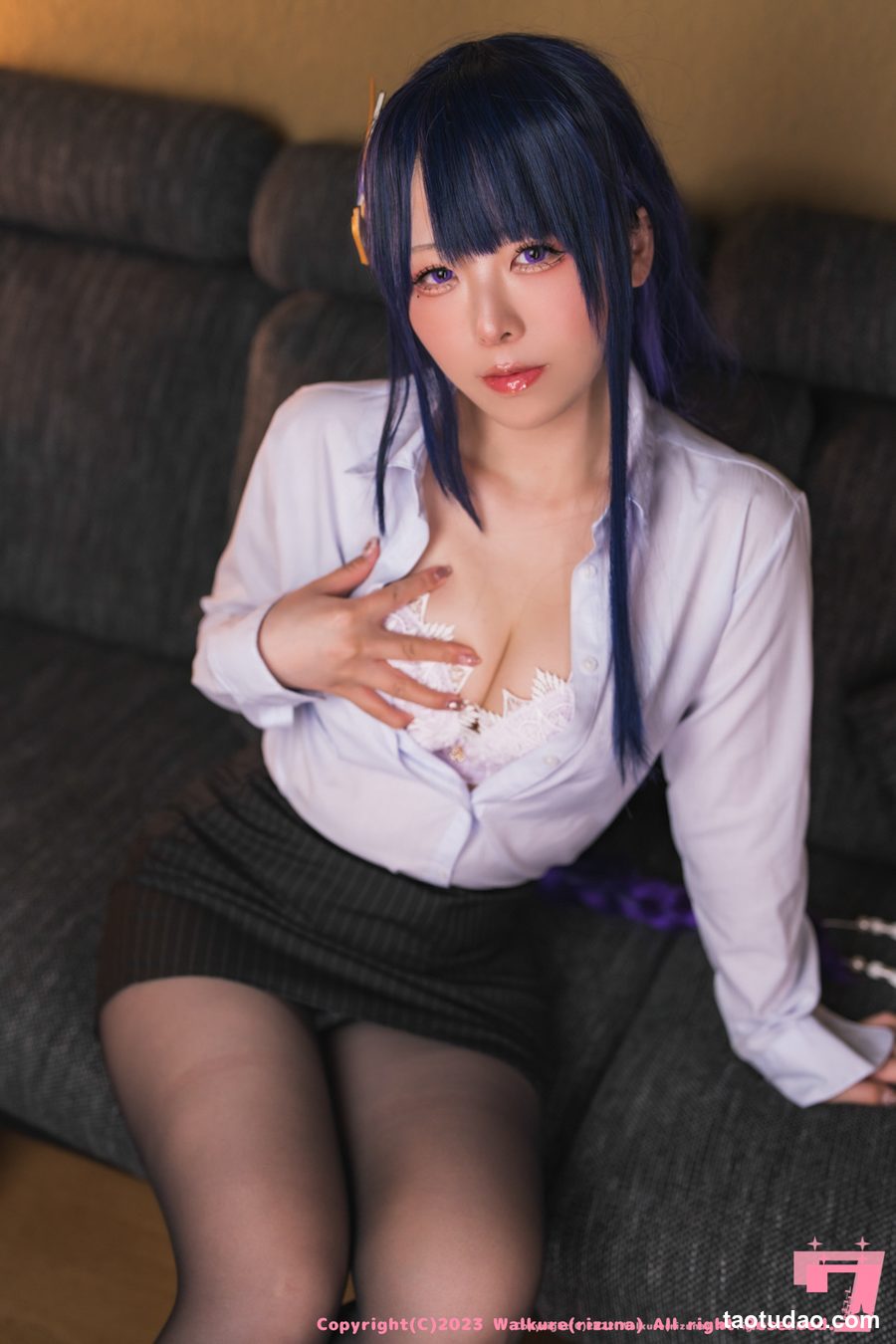 图片[3]-[Walkure] Rizuna りずな – General Thunder 雷電將軍 [50P-133MB]-绅士图