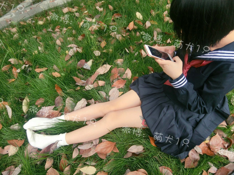 萌犬1只 - jk制服公园 / 55P1V-39MB / 唯美杂图-绅士图