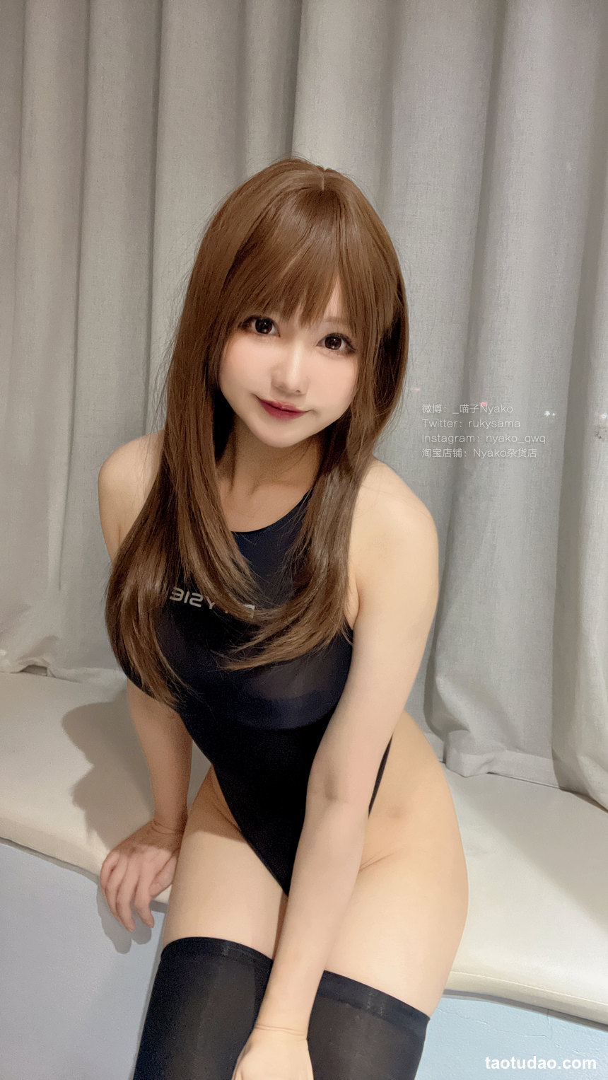图片[3]-Nyako喵子 黑色透明竞泳-自拍 [46P-242MB]-绅士图