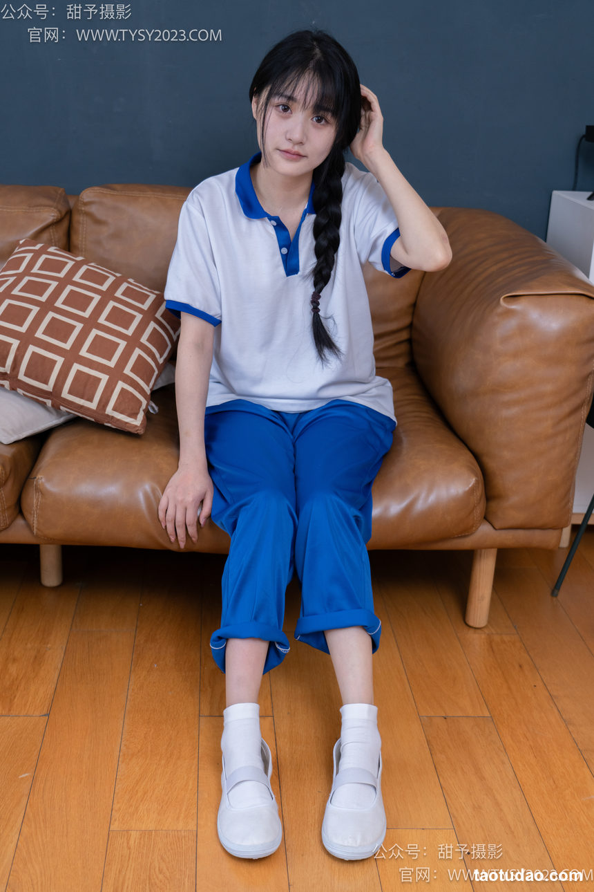 图片[3]-甜予摄影 NO.091 澜澜-校服、白布鞋、板鞋、白棉袜、短肉丝、裸足[135P+2V／10.2GB]-绅士图