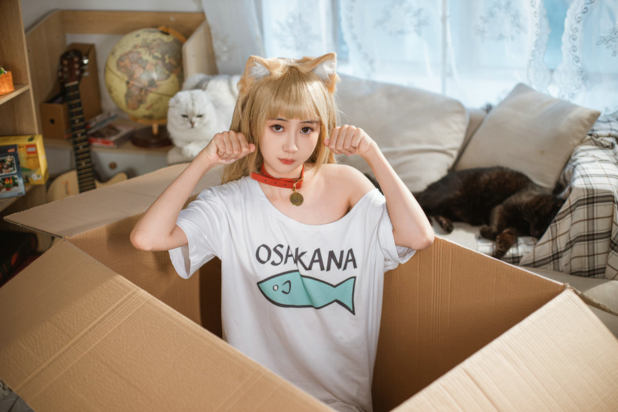 花音栗子/ 金鱼kinngyo / - 猫 / 57P-894MB / cos萌妹-绅士图