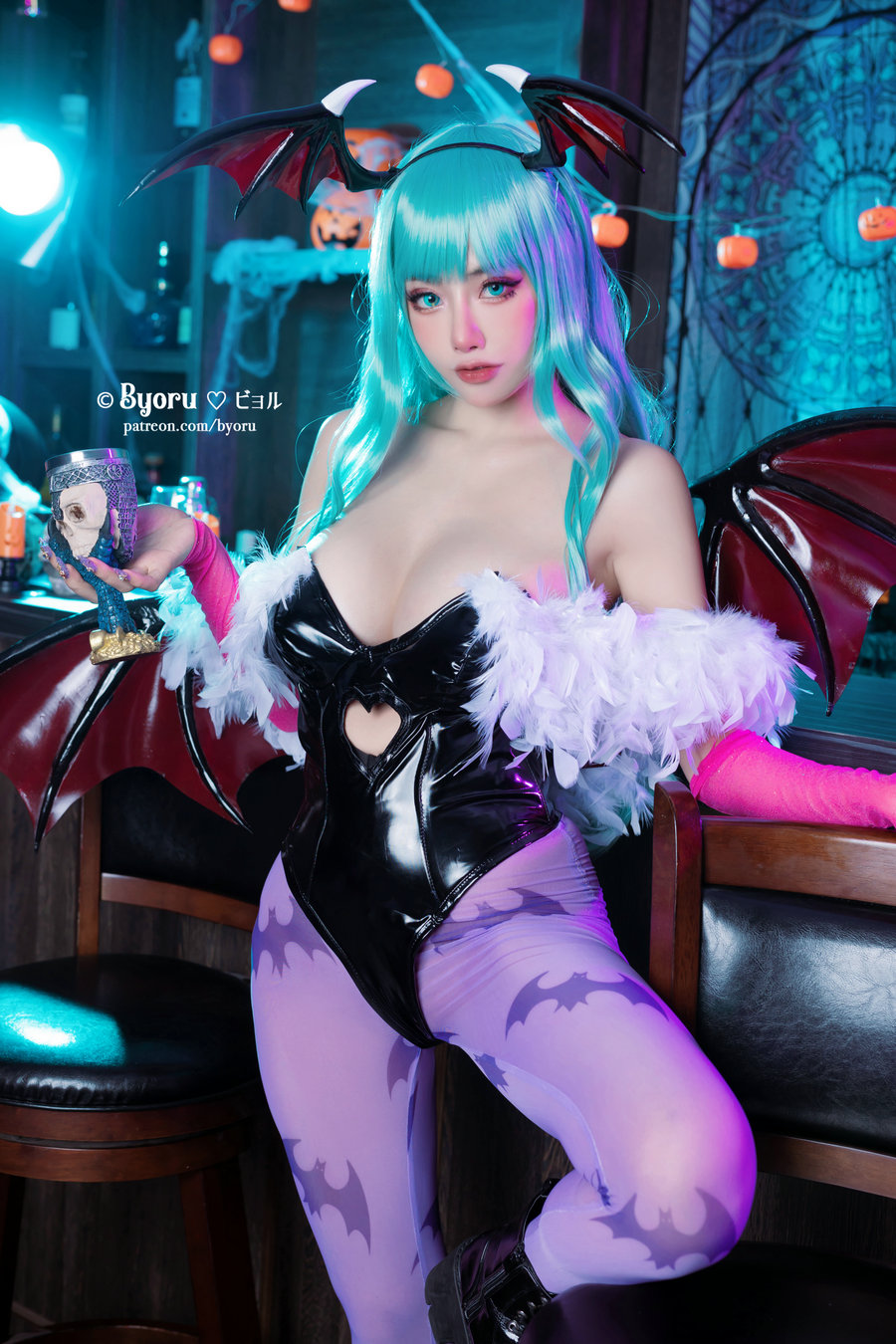 日本性感萝莉Byoru - Morrigan / 32P-326MB / cos萌妹-绅士图