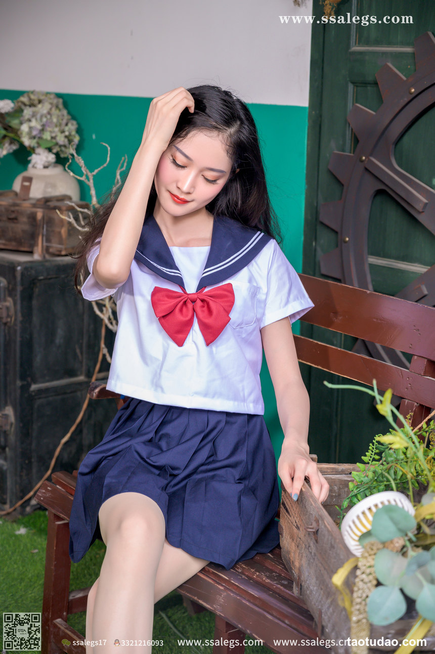 图片[3]-[SSA丝社]超清写真 NO.421 漫漫白色jk制服肉丝写真(上)[135P／1.94GB]-绅士图