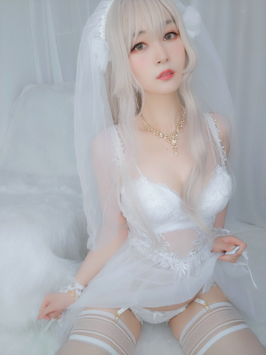 Coser小姐姐白银 - 纯白花嫁 / 161P6V-1.03GB / cos萌妹-绅士图