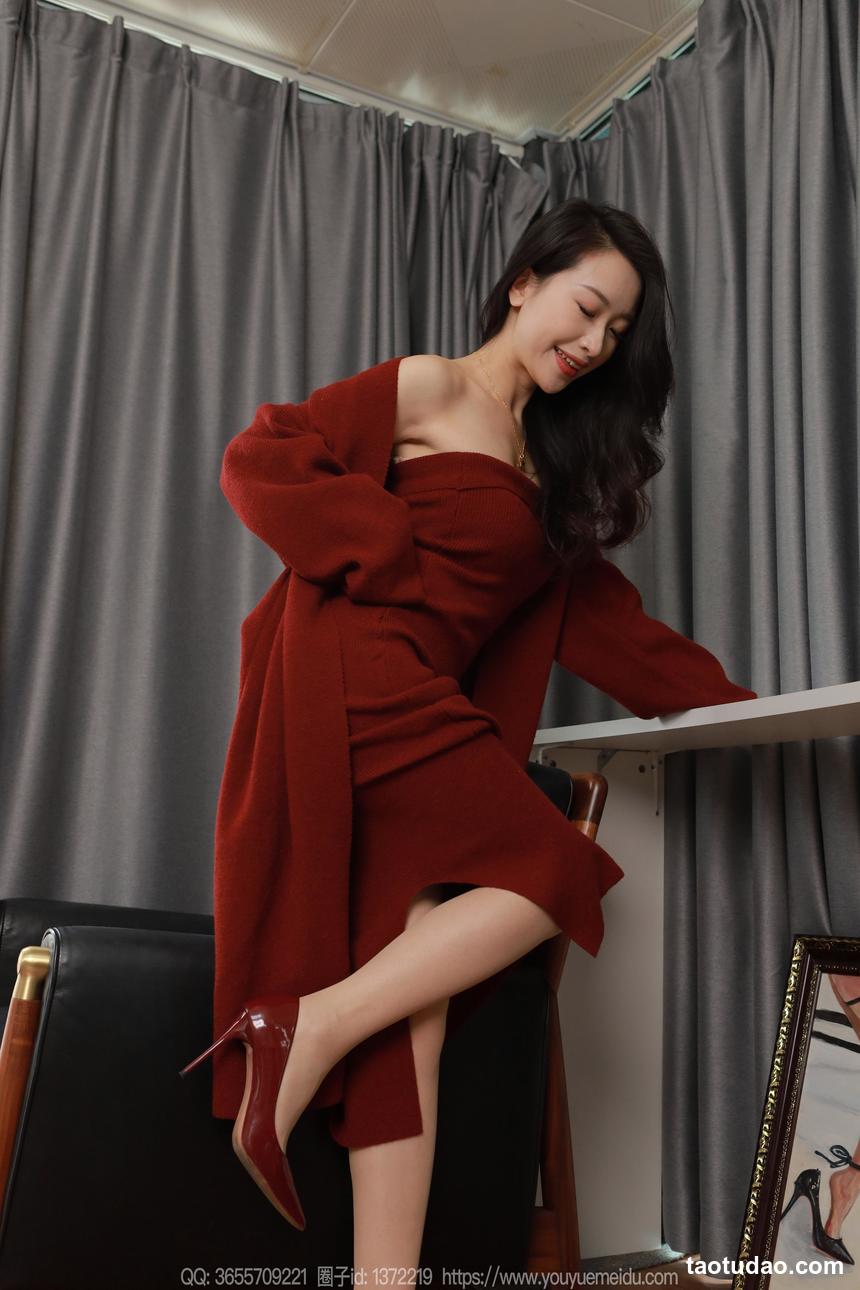 图片[3]-[IESS异思趣向] 2025.01.27 丝享家 1961 小婕《红色针织裙（上）》[88P-77.2M]-绅士图