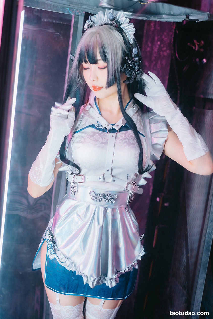 图片[2]-ElyEE子 – NO.118 賽博女僕 Violane青輝石 [28P-88MB]-绅士图